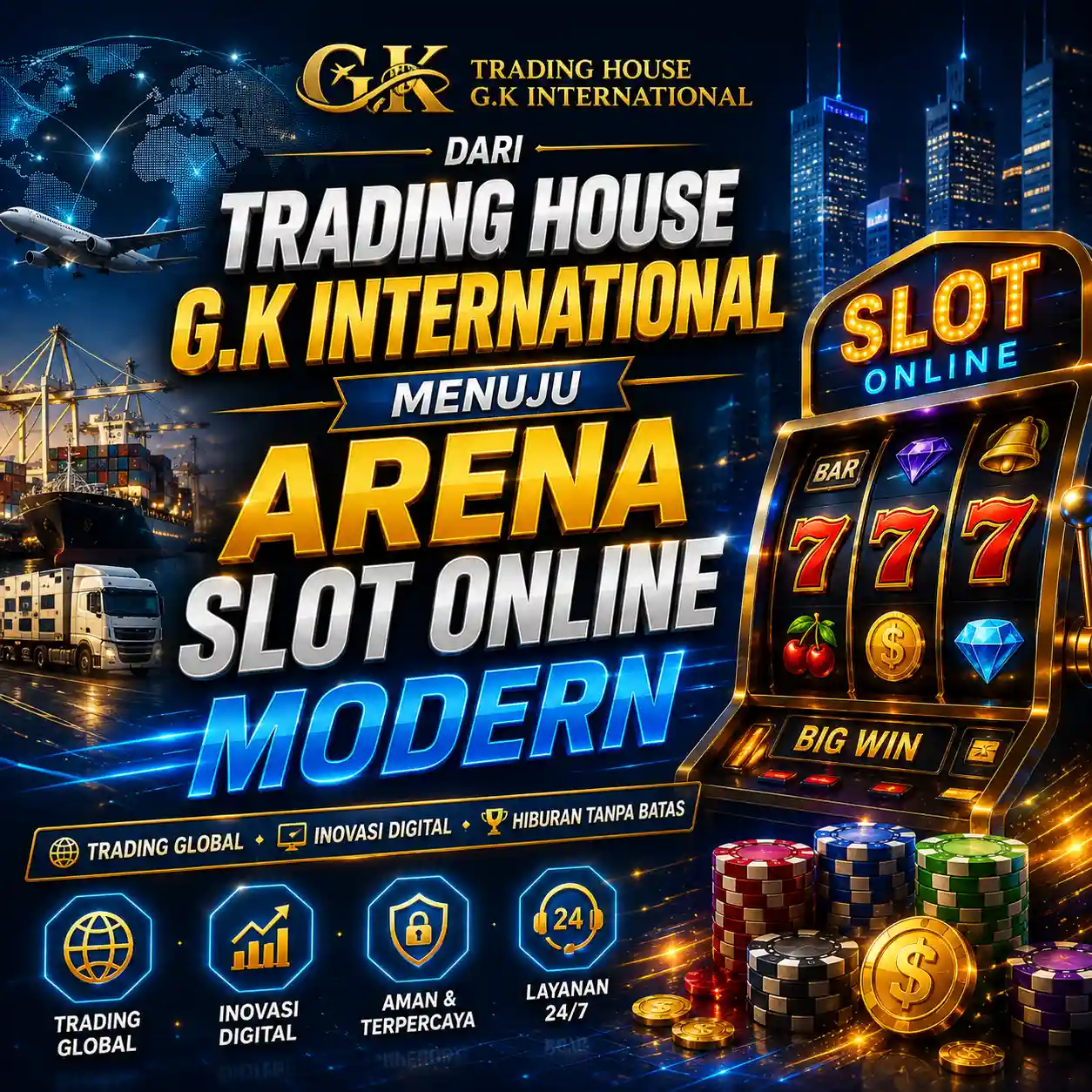 DESA55: Dari Trading House G.K International Menuju Arena Slot Online Modern image 1