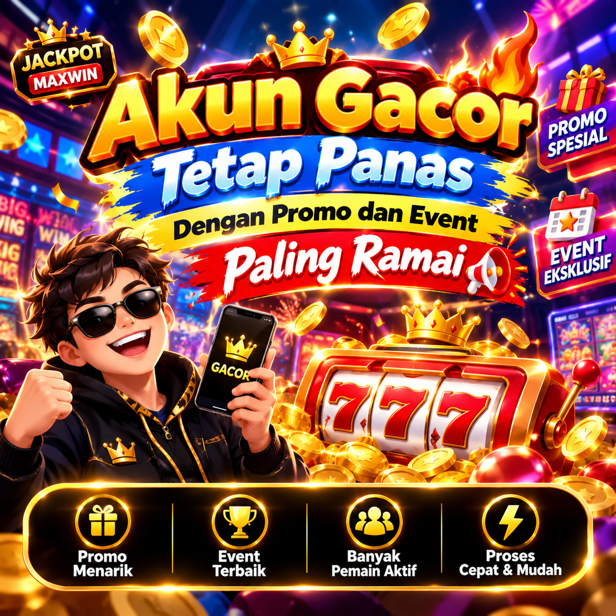 RAJABOTAK: Akun RAJA BOTAK Gacor Tetap Panas Dengan Promo dan Event Paling Ramai